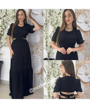 Vestido Maite Preto